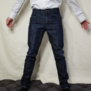 Express Men's Slouchy Slim Fit Blue Jeans 28x30